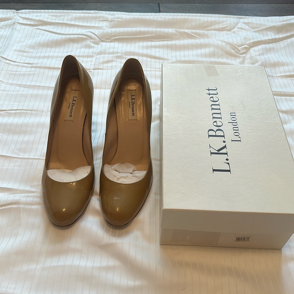 L.K. Bennett London Nude Wedges (Lk Bennett)